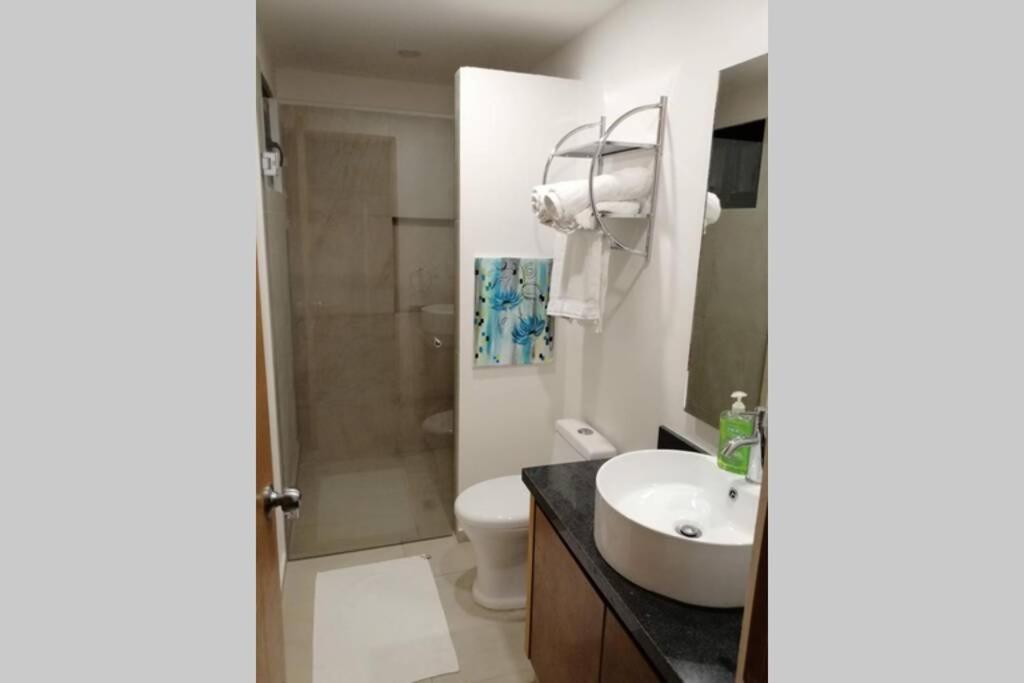 Modern 1 Bedroom Suite By Beach Great Location! Puerto Morelos Esterno foto